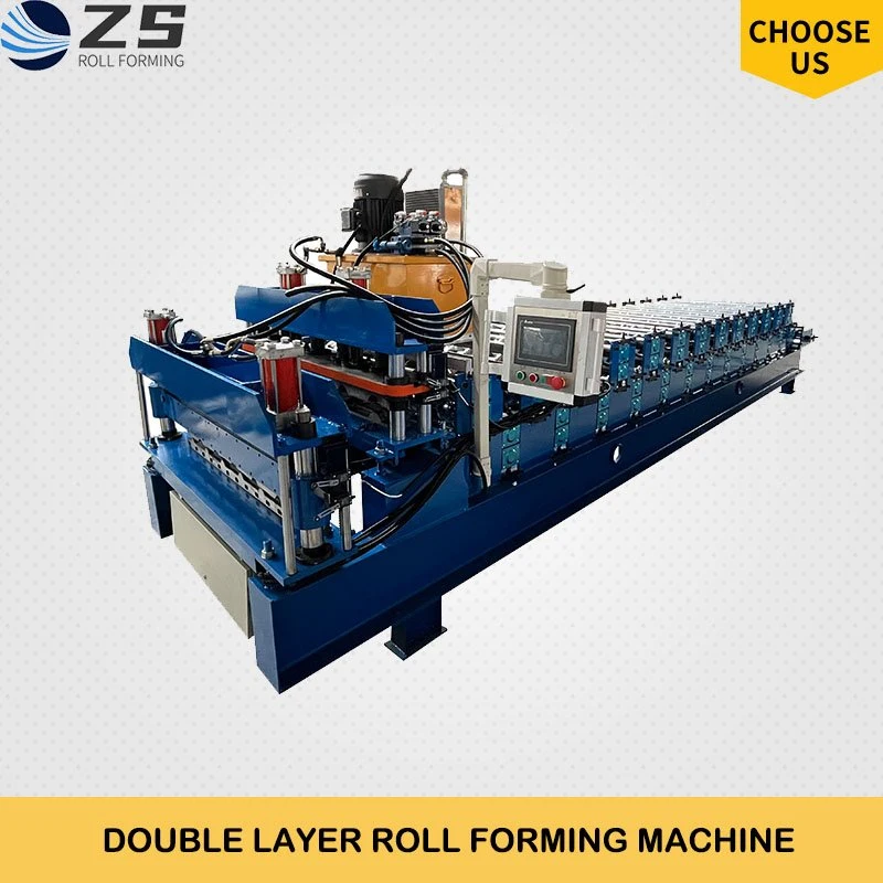 Wholesale/Supplier Ibr Tr4 Tr5 Tr6 Steel Glazed Corrugated Double Layer Building Material Making Machine