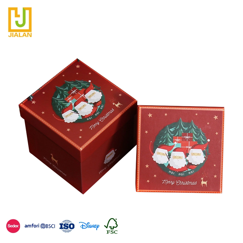 Decoración única Dulce Candy regalo Navidad Caja de embalaje para chocolate Huevos