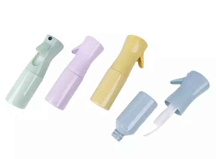 Hair Salon Baber Custom Empty Plastic Colorful 160ml 200ml 300ml 500ml Water CIF Sprayer Fine Mist Continuous Spray Bottle