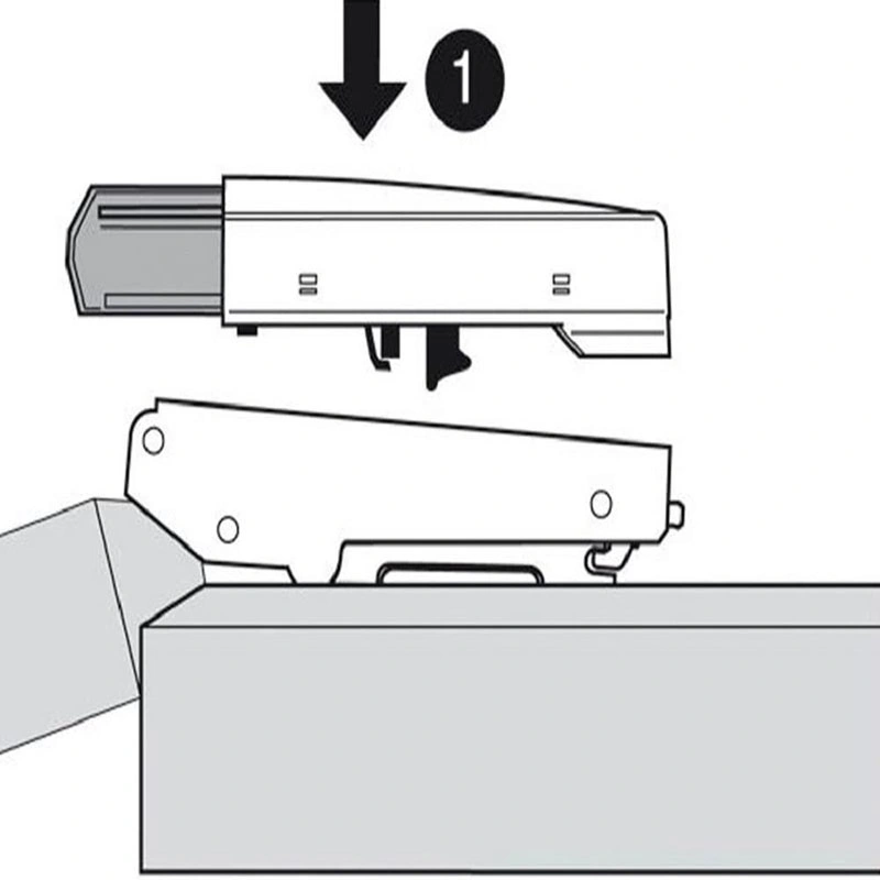 Hinge Hardware Accessories Plastic Rotary Damper