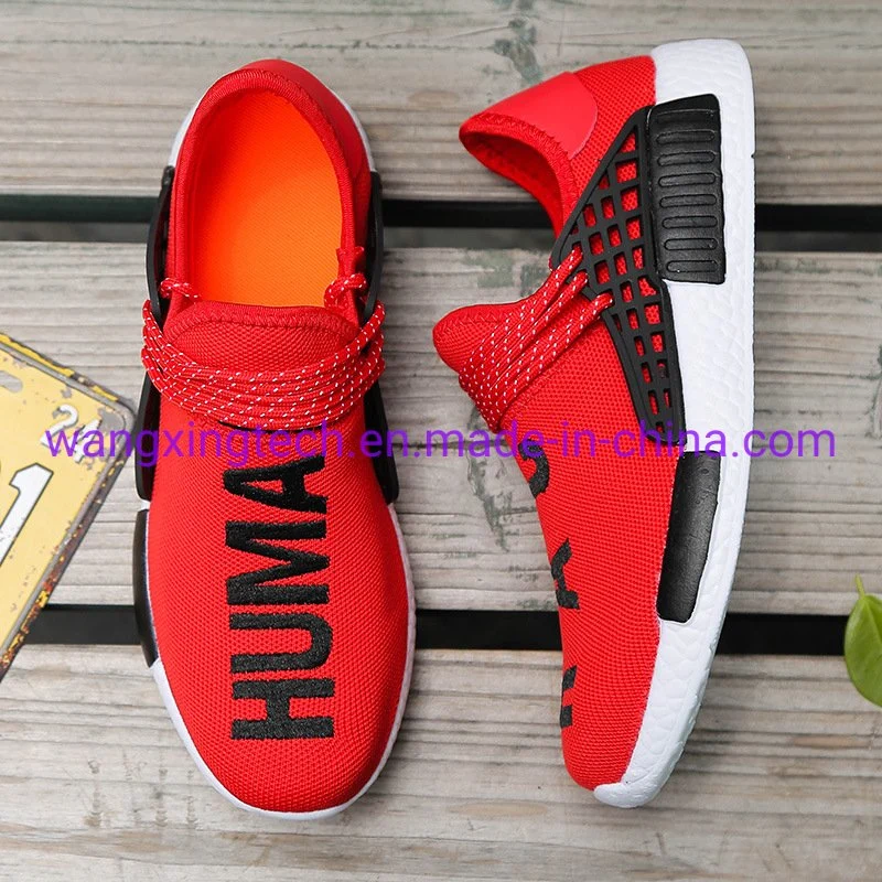 Wholesale/Supplier OEM ODM Breathable Leisure Sports Running Shoes Men's Street Fashion Trend Flying Woven Tide Mesh Athletic & Sports Shoes