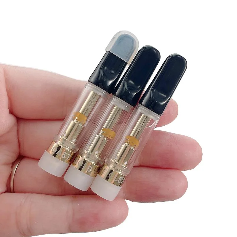 Gold Coast cartucho VAPE transparente Garantía de no fuga 0,8ml 1,0ml 510 roscas gruesas de carros de aceite