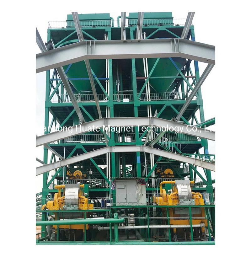 Silica Sand Feldspar Purification Wet High Intensity Magnetic Separator Iron Titanium Removal