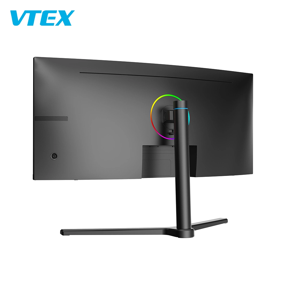 34inch LED Desktop Display R1500 Large Curved Gaming PC with Monitor 3440*1440 IPS Panel Monitor Gaming