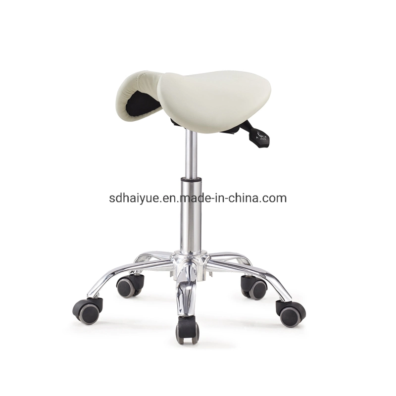 Height Adjustable Beauty Nail Salon Master Saddle Stool