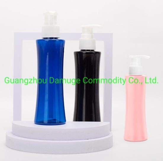 Shampoo Eco Friendly Bottle Plastics Lotion Pump 100ml, 150ml 250ml 300ml 500ml Hand Wash Bottles White Screen Printing Pet Dual Pump Sprayer ISO9001, BV