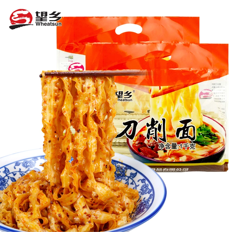 Wheatsun Lacy 1000g Wide Instant Noodles Dried Wholesale/Supplier Hot Selling Noodles