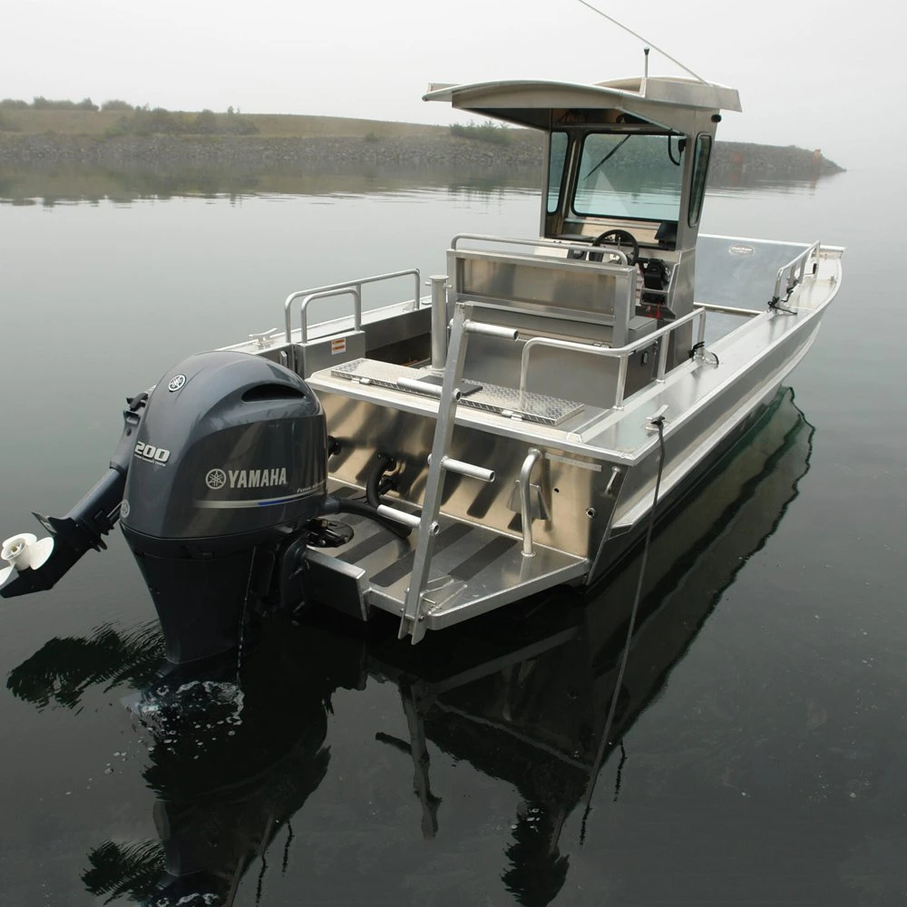 Centre Console Landing Crafts Barge Boat with Hard Top