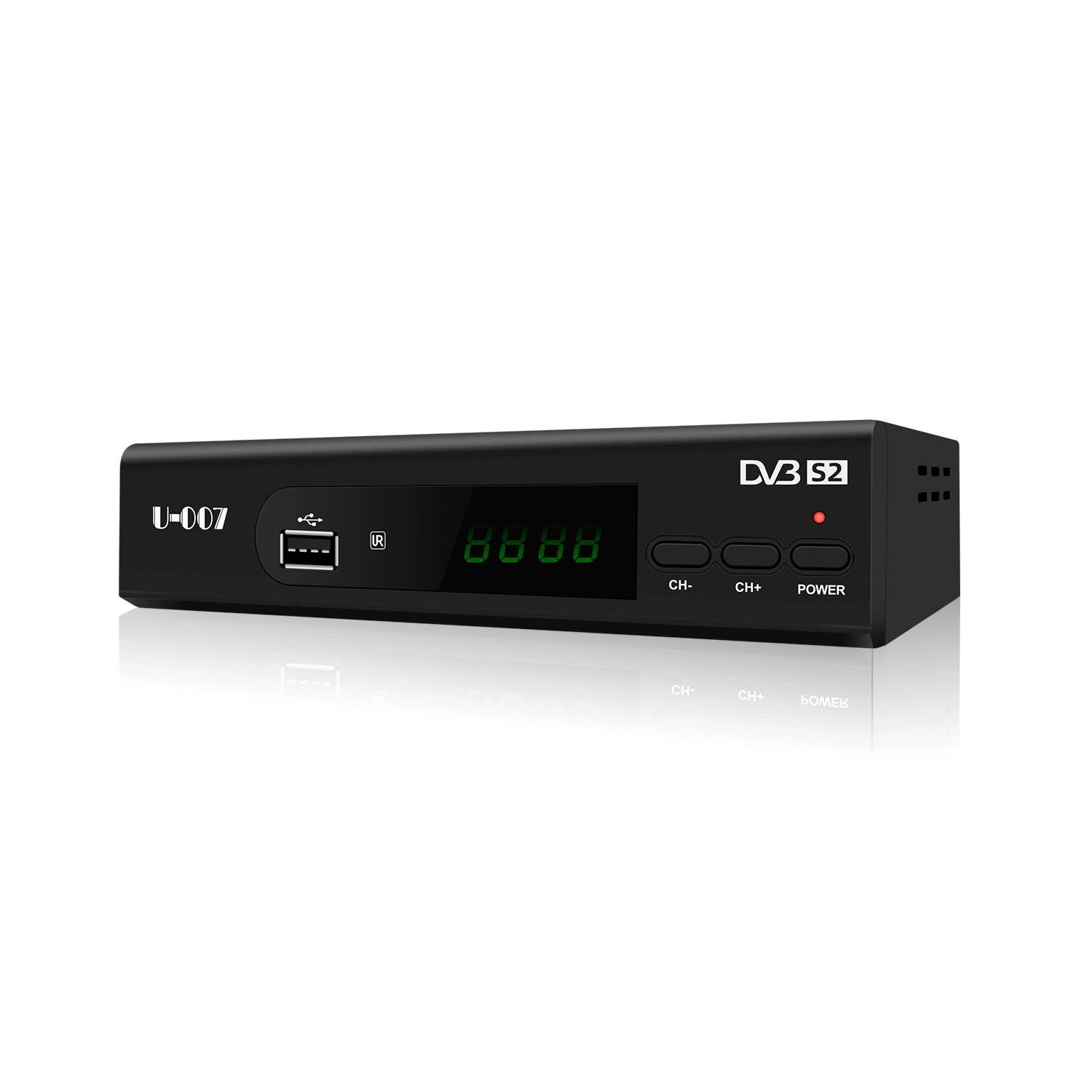 Junuo DVB S2 décodeur satellite libre du récepteur satellite DVB-S2 Tuner TV