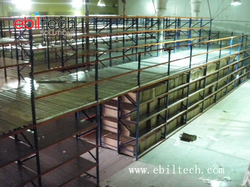 H Steel Structure Mezzanine Floor Rack Platform Rack System