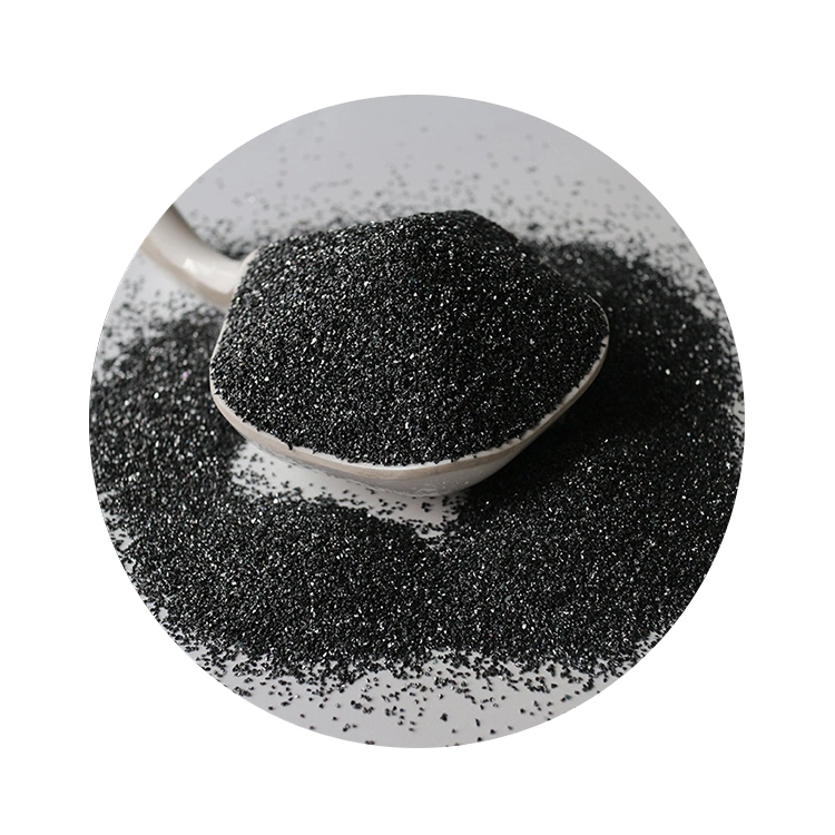 China Black Silicon Carbide Carborundum Powder Manufacturer Black Sic Grit/Grain