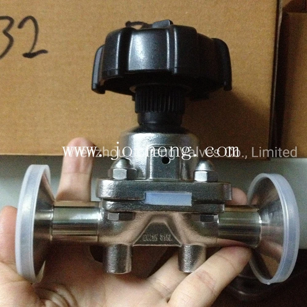 Stainless Steel Sanitary Manual Type Two Way Diaphragm Valve (JN-DV1003)