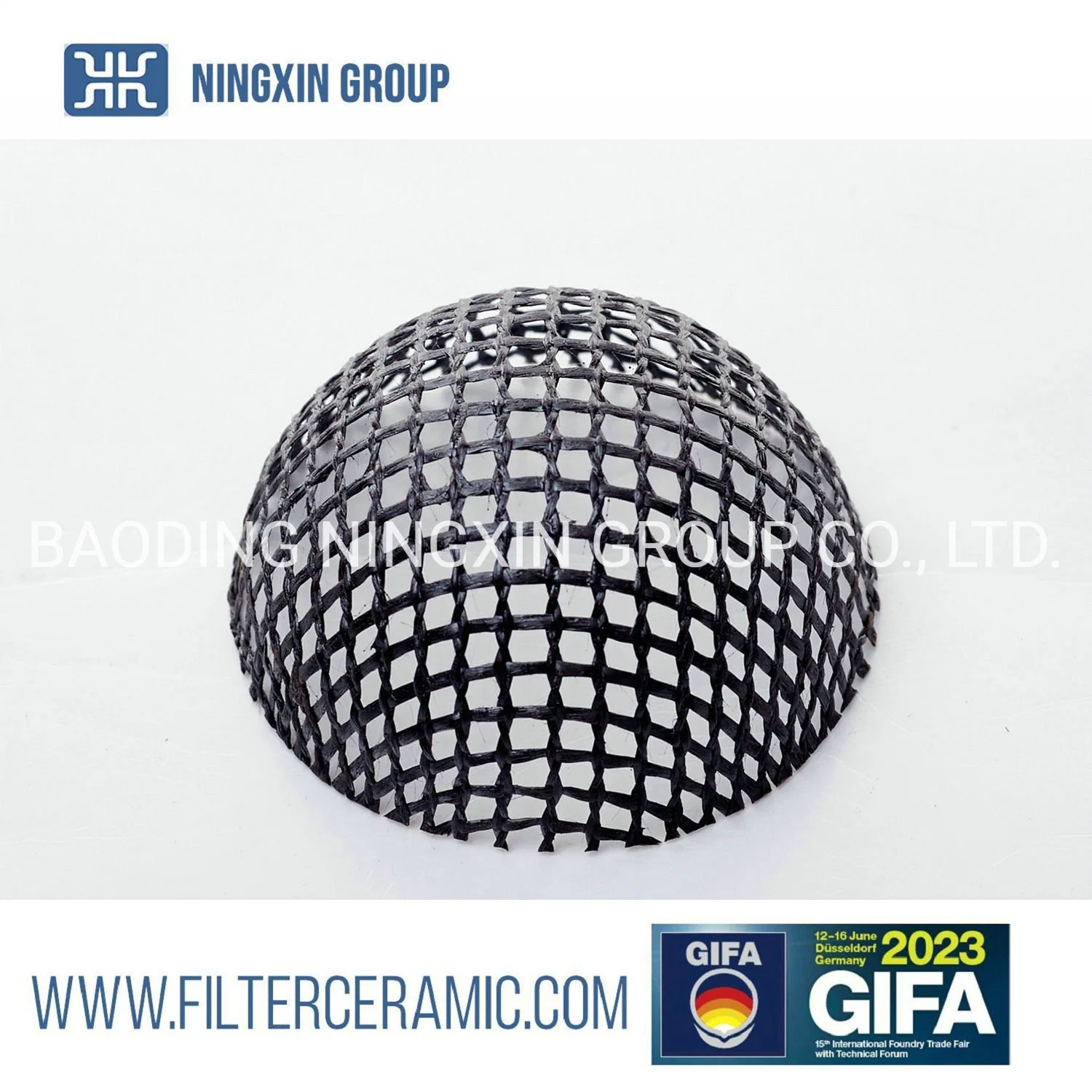 Fiberglass Fabric Mesh Filter Refractory Cloth Filter for Big Casting Riser or Gating Removal