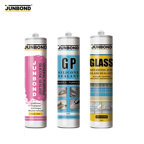 5% off Free Sample RTV Glass Odorless Aluminum Acetoxy Cartridge Acetoxy Silicone Sealant