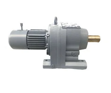 R Series Helical Reductor Transmission Parts with Electric Motors Engine