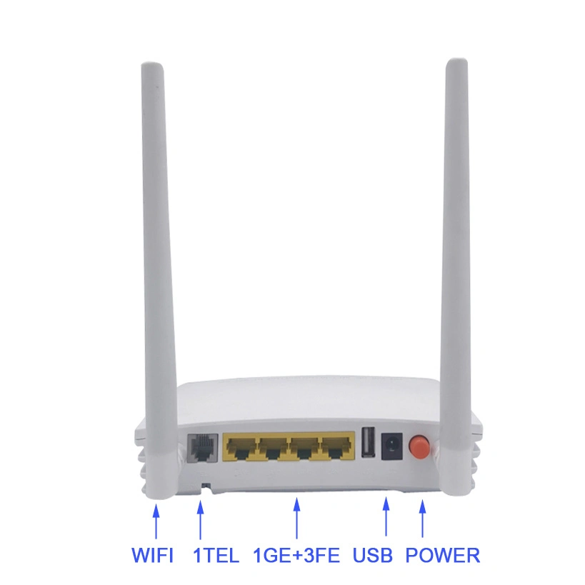 Lowest Price Tb24A ONU Ont 2.4gwifi Xpon ONU 1ge+3fe+1pots+2.4G