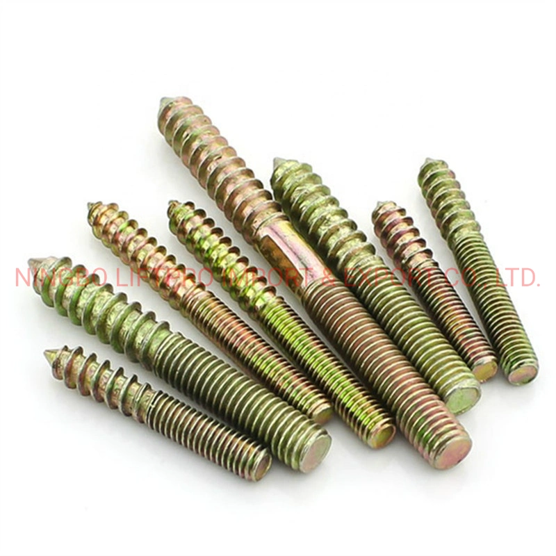 Factory Wholesale/Supplier Double Head Carbon Steel Rod Screw Double End Adjustable Threaded Rod