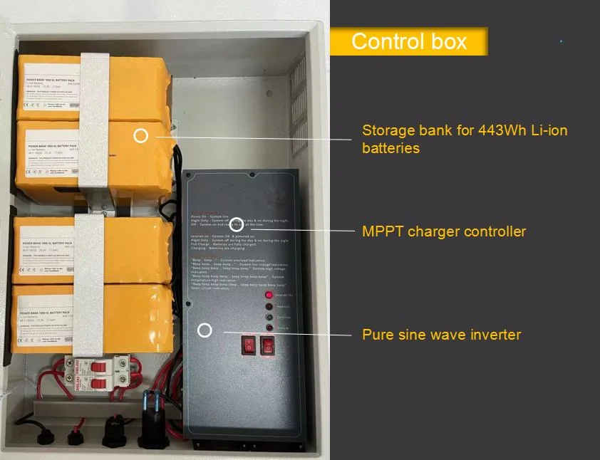 Todo en uno de 1kw portátil fuera de la red Sistema de Energía Solar con batería de iones de litio de 1772wh carcasa impermeable copia de seguridad