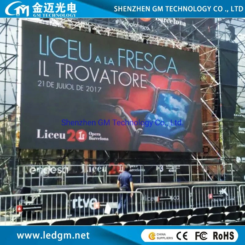 Factory Price Outdoor Indoor Mobile Stages P3.91 P4.81 LED Video Advertising Display (500X500mm and 500X1000mm)