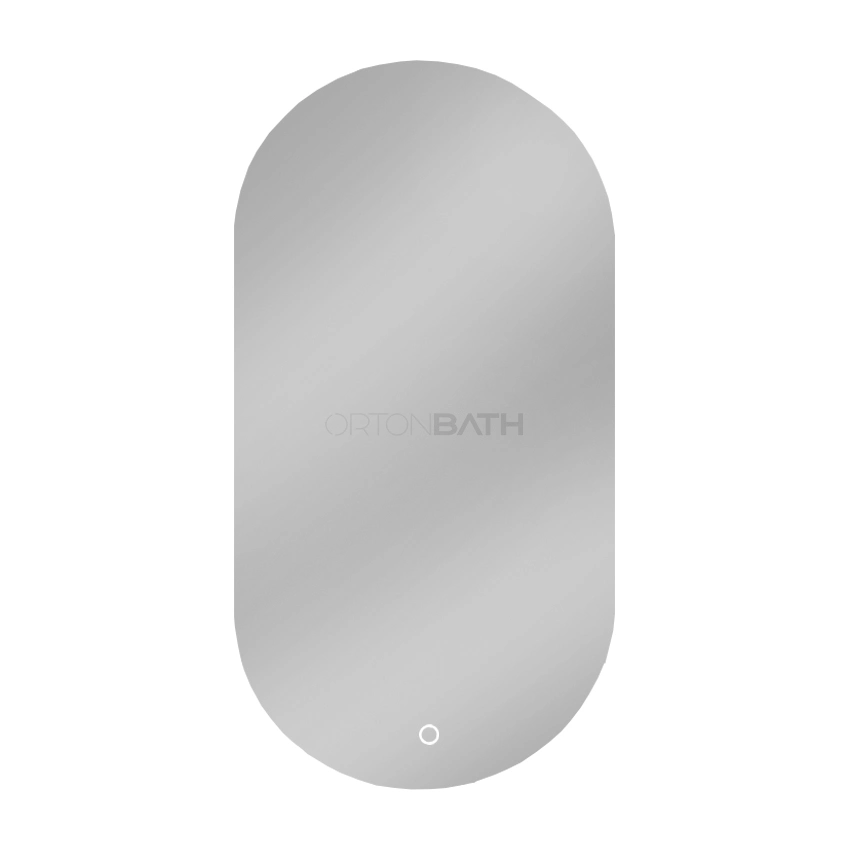 Ortonbath Newest Design Wholesale/Supplier Home D&eacute; Cor Luxury Rectangle Smart Glass Furniture LED Light Acrylic Illuminated Wall Mirror LED Mirror