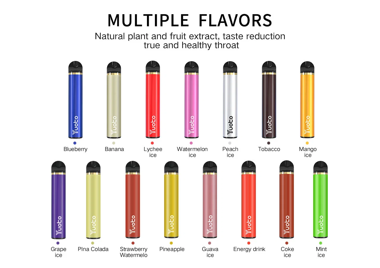 Factory Derictly Wholesale 1500 Puffs Yuoto Electronic Cigarette Puff XXL Vaporizer 5ml Thick Oil Disposable Vape Pen