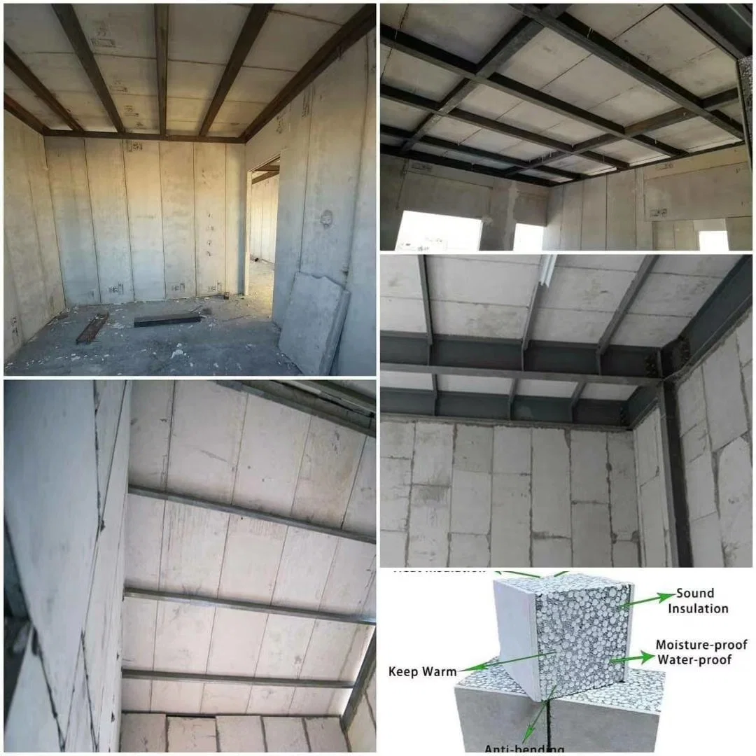 Fireproof Waterproof 100% Non Asbestos Autoclaved Fibre Cement Board for EPS Sandwich Panel Light Weight Green 610X2270/610X2440/610X3000/600X3000