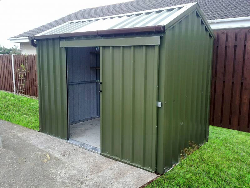 Factory Metal Prefab Light Steel Structure Storage Garden House Shed (SSW-280)