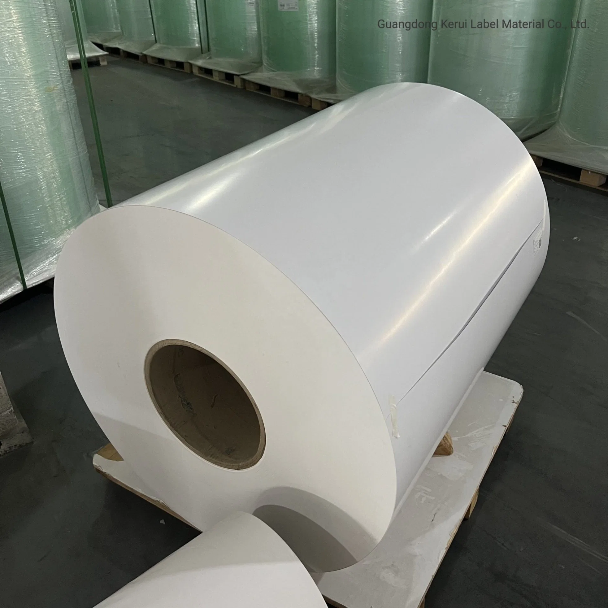 Premium-Qualität Wasserdicht Aufkleber Material Hot Melt Klebstoff Jumbo Roll Thermisches Klebepapier