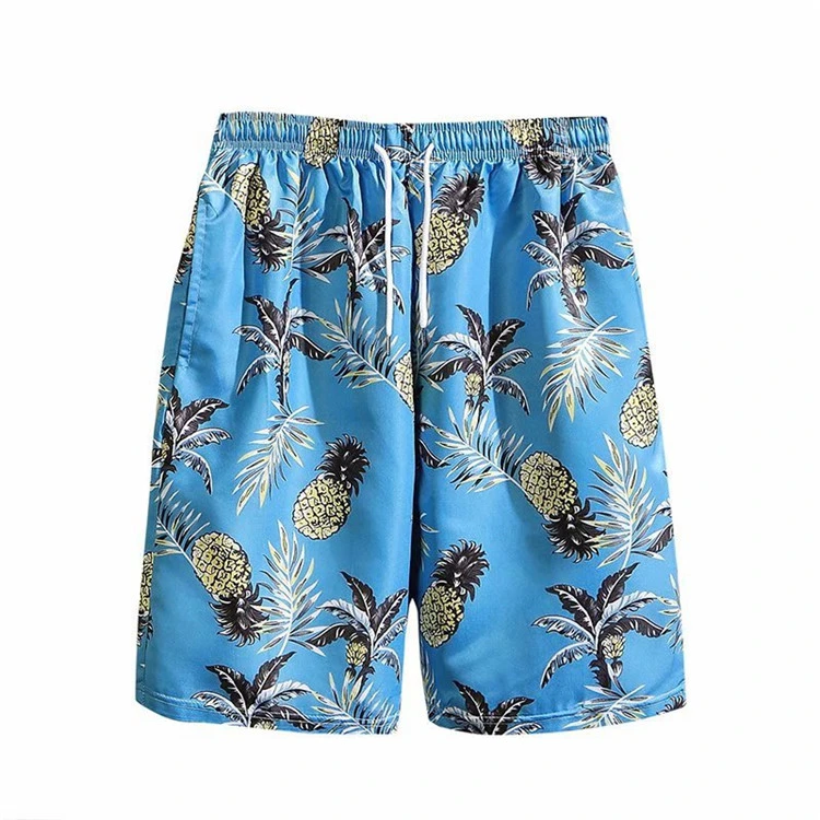 Custom Sublimation Printing Quick Dry Waterproof Fishing Board Shorts 4 Way Stretch Beach Swim Shorts