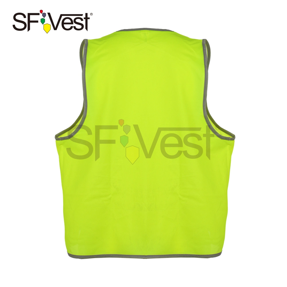 Hot Cheap Reflective Safety Vest Polyester PPE Customized Apparel