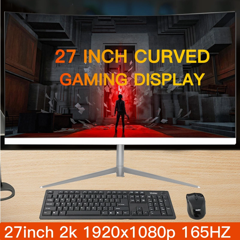 Monitor de juegos LCD de 27 pulgadas 165Hz 200Hz pantalla curva Juegos Ordenador