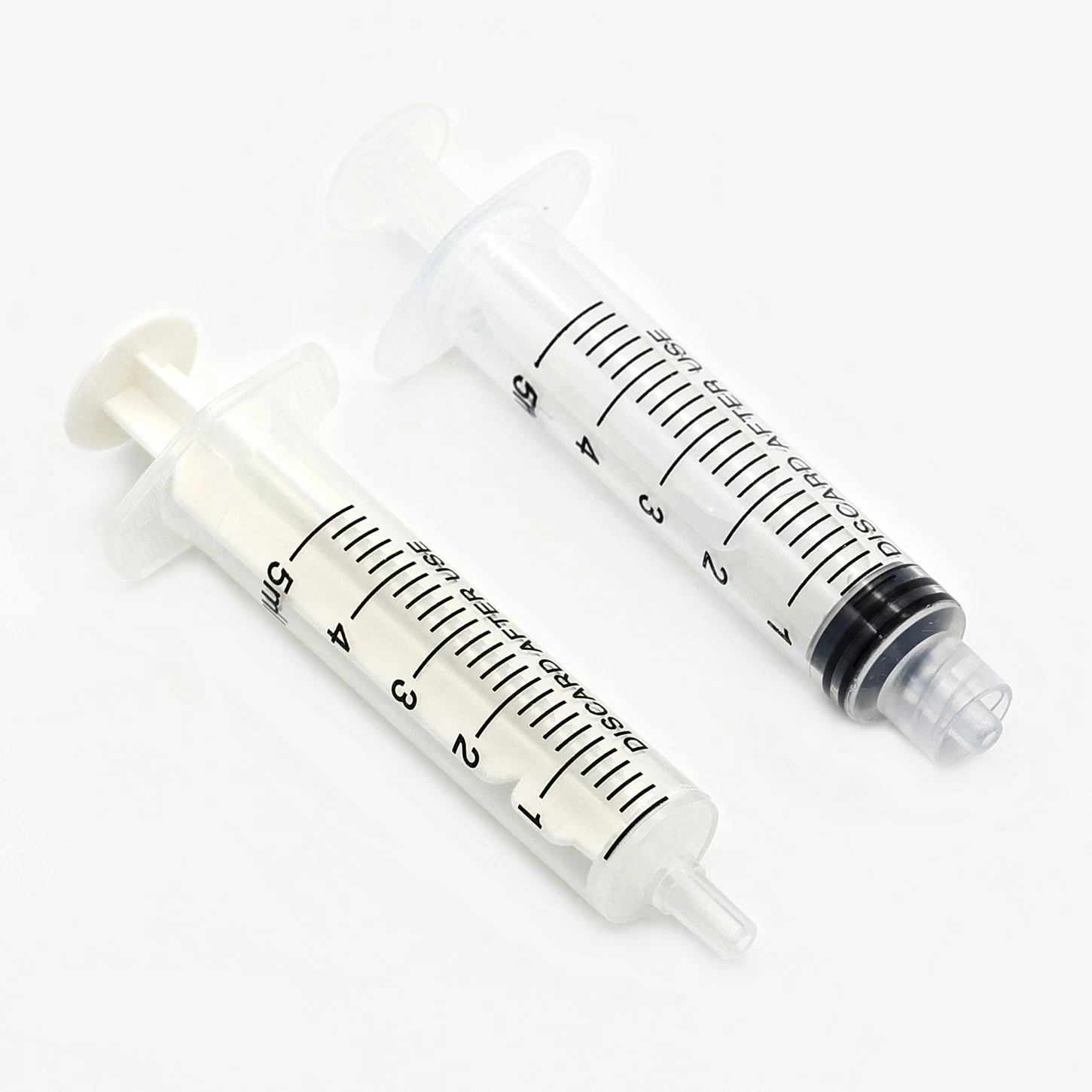 Medical Sterile 2/3 Parts Luer Lock/ Luer Slip 1ml/2ml/5ml/10ml/20ml/30ml/50ml Latex Free Disposable Syringe with CE/ISO