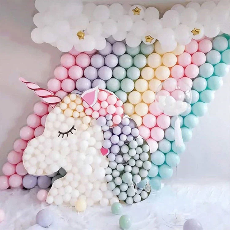 Macarons Latex globo Fiesta de cumpleaños Globos de candy decoración de la fiesta de cumpleaños Niños Ducha de bebé Golobos de boda