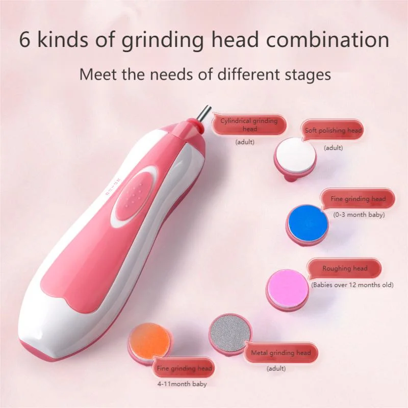 New Baby Electric Nail Trimmer Kids Nail Polisher Tool Newborn Care Kit Manicure Set Infant Simple Safe Nail Polish for Nail Beauty