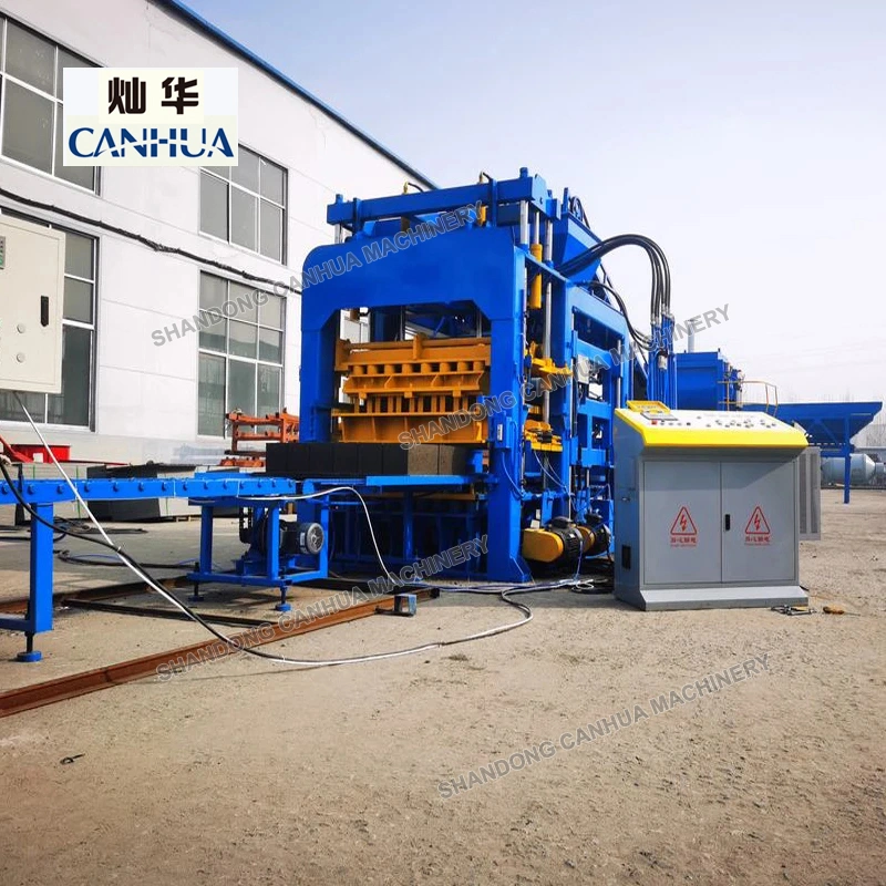 Qt6-15 German Technology Automatic Africa Cement Block Brick Making Production Line