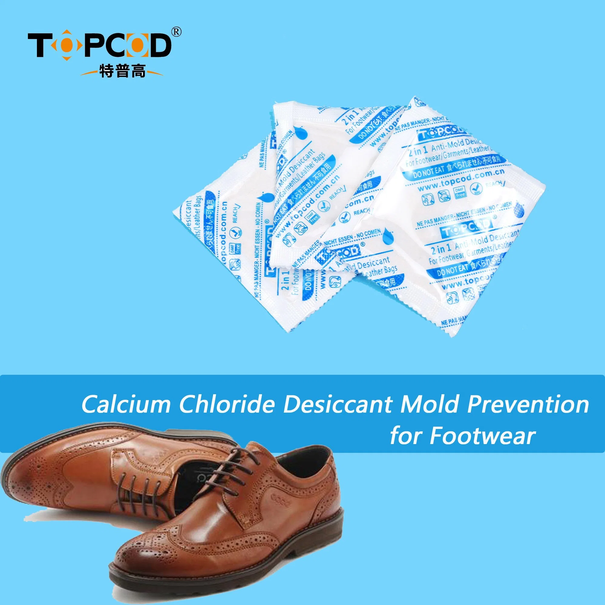 Superdry Moisture-Proof and Mildew-Proof Calcium Chloride Desiccant for Garment Packing