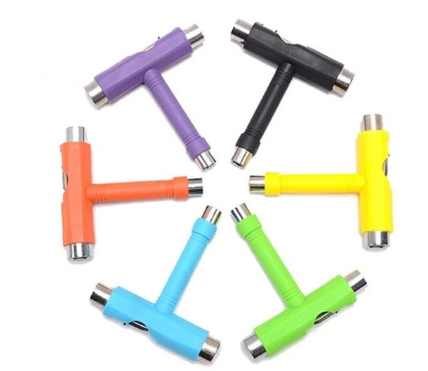 New Skateboard T-Tool Multi Function Fasten Screw Skate Tool