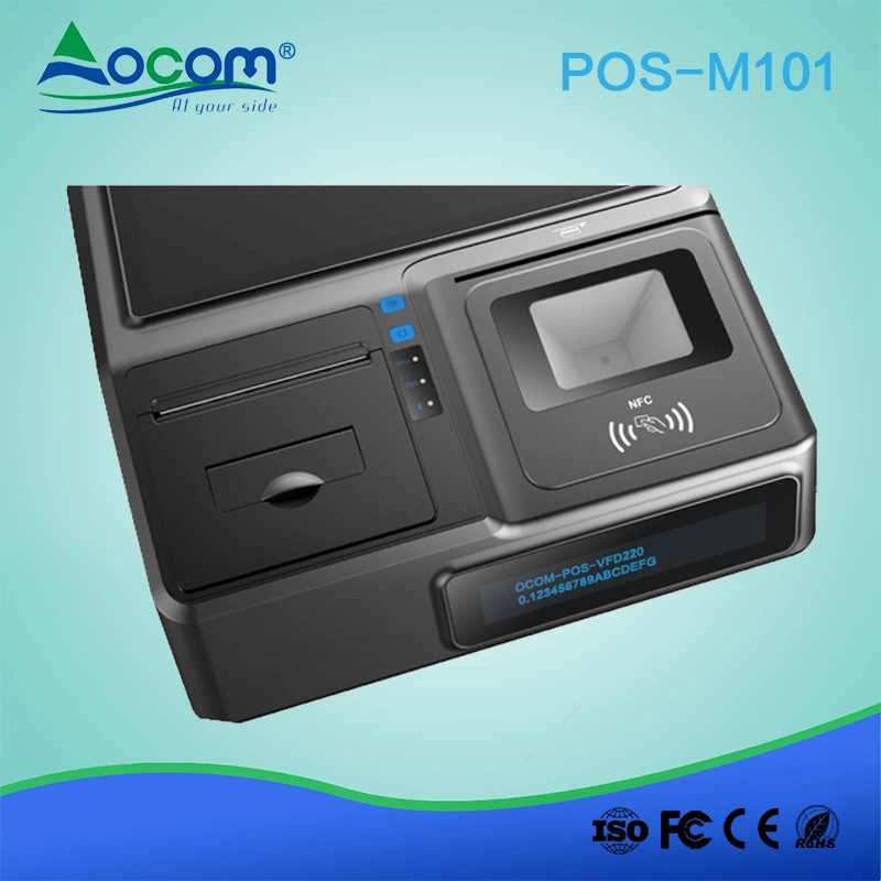 10.1 Inch Touch NFC Qr Code All in One Mini Android POS Terminal with Printer