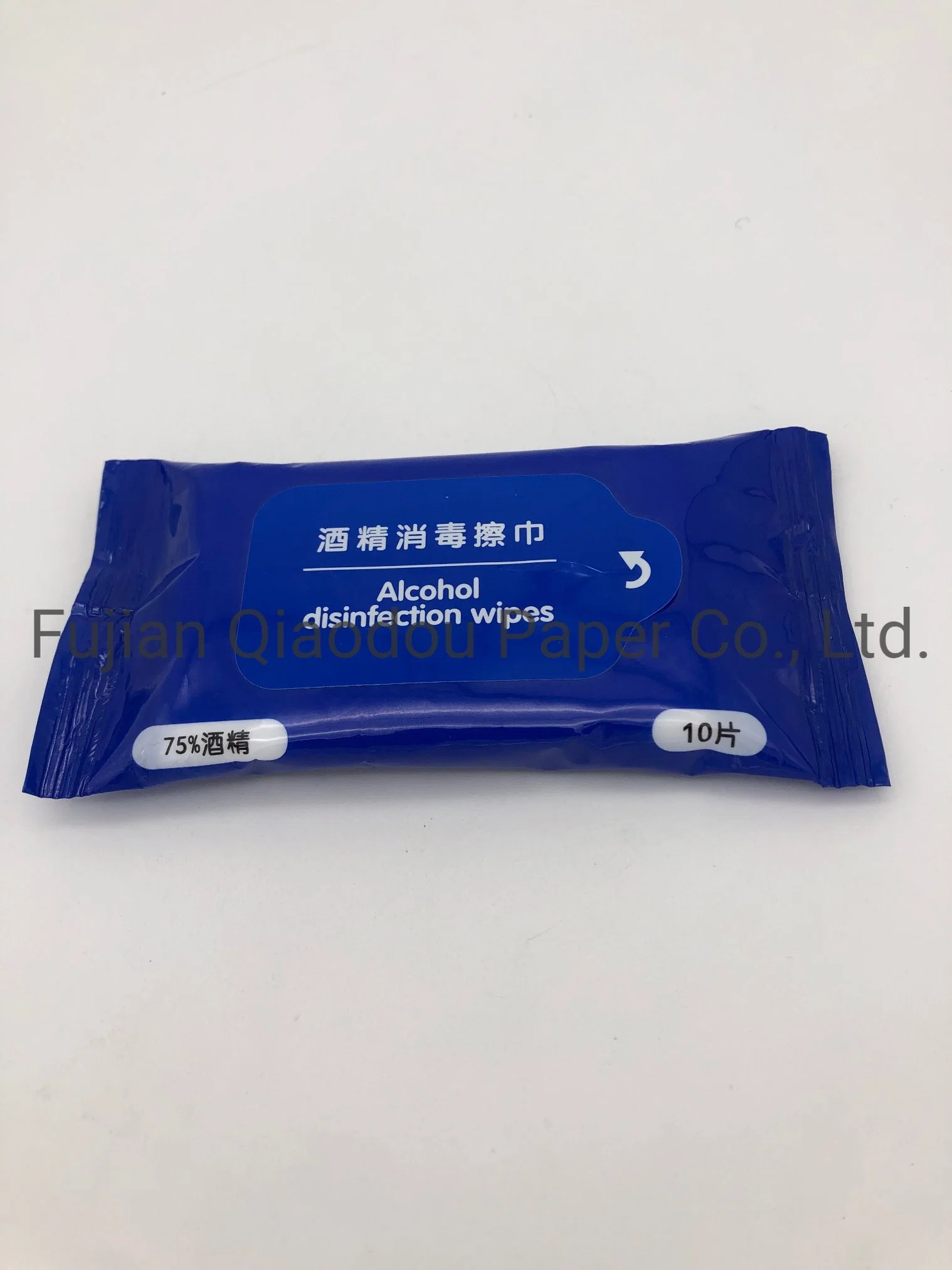 Qiaodou Alcohol Wet Wipe Disinfectant Cleaning Wipes with Best Quality Disposable Wet Wipes Daily Use Wipes