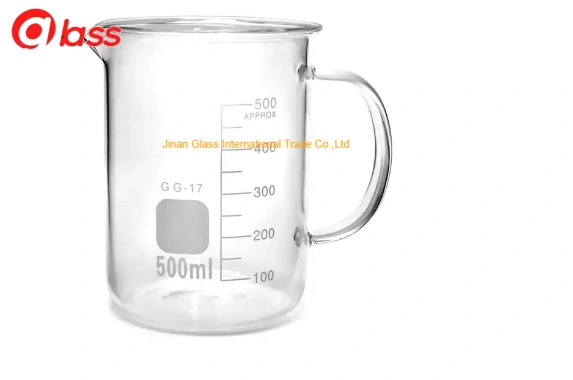 Custom Transparent School Laboratory Scientific Borosilicate 3.3 Glass Beaker