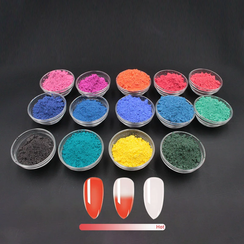 Thermochromism Heat Sensitive Colorful Thermochromic Pigment for Nail Art/Coating/Paint/Ink