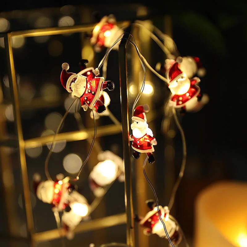 Guirlande LUMINEUSE À DEL avec piles de Noël, lumière décorative