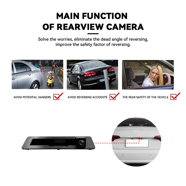 Wemaer Rear View Camera Car Reversing Aid Ahd Waterproof Parking Reverse Camera for Buick Gl8 Es Firstland 653t 2020/2021/2022