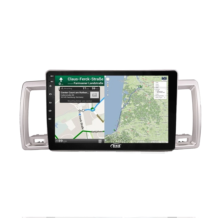 Factory Offer Automotive GPS Tc102 Toyota Hiace 13-18 Car Navigation System with Modern Design