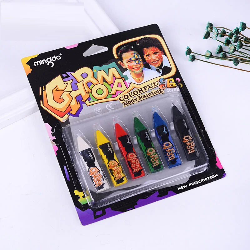 12 Colors Face Body Painting Crayon for Christmas Halloween Party Makeup