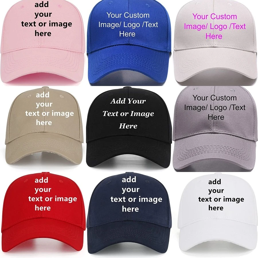 Benutzerdefinierte Baseball Caps mit Ihrem Text, personalisierte einstellbare Trucker Caps Casual Sun Peak Hut für Geschenke