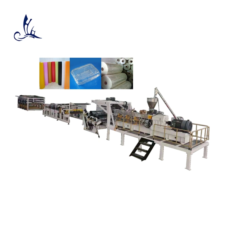 0.2mm-3mm Gift Ad File Bag Lamp Cover Food Packing Production Line Plastic Extruding Machine