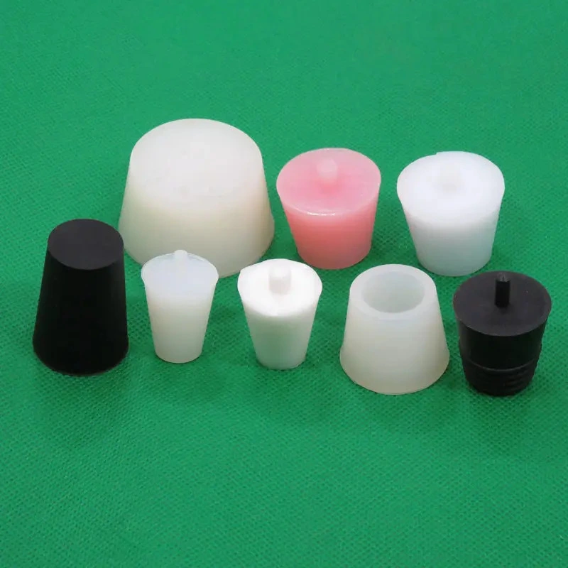 Customized Conical Plug with Hole for Airlock Wine Brew Beer Fermenting Silicone Plug Rubber Stopper