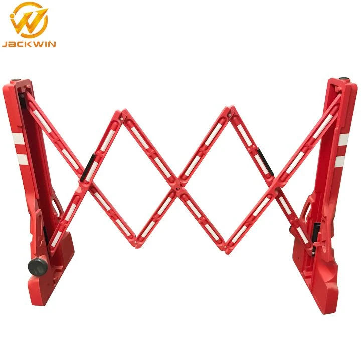 Expandable Barriers Multi-Gate Road Safety Crowd Control Portable Plastic Barrier