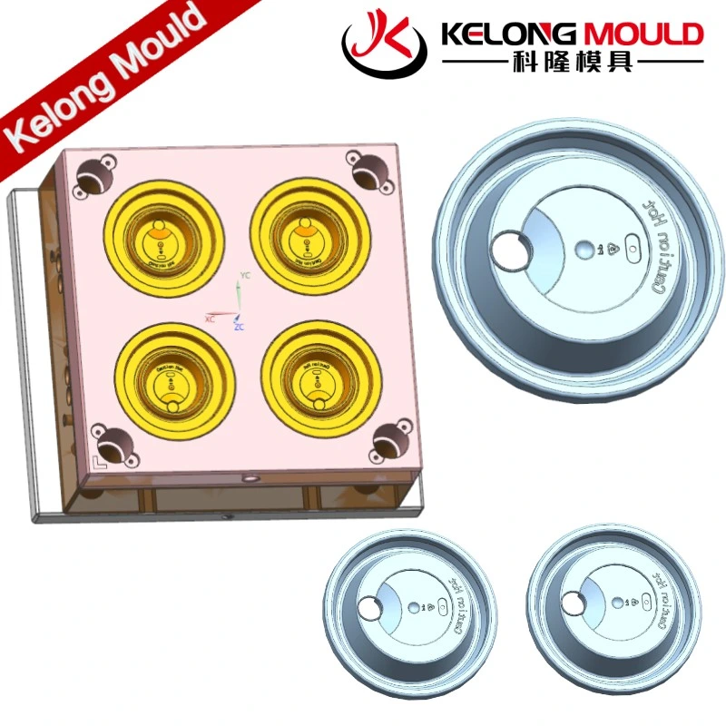 Plastic coffee Cup Cap Injection Mould Kelong Mould